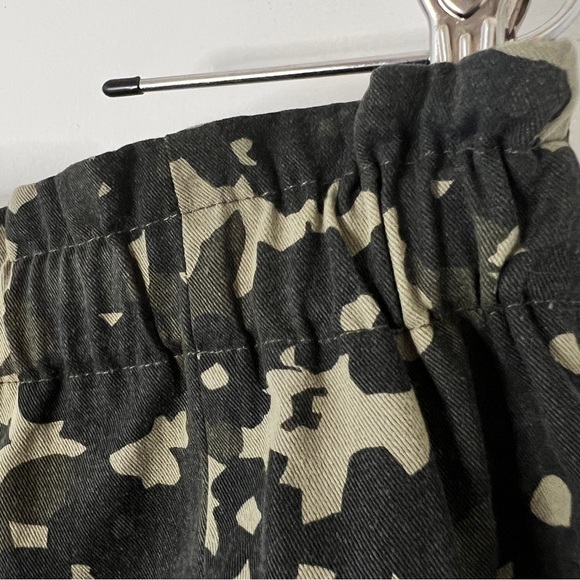 Anthropologie Amadi Green Floral Camo 100% Cotton Trousers NWT - Picture 10 of 14